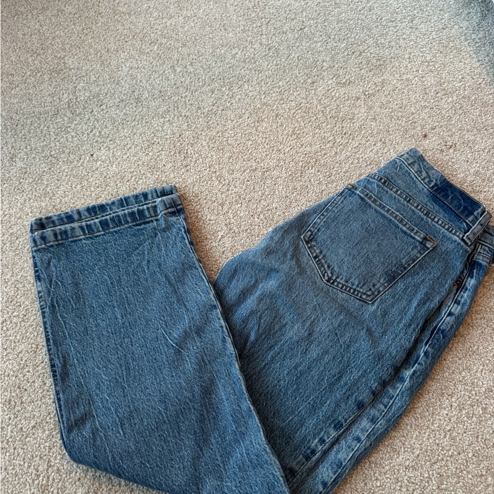 Abercrombie & Fitch Classic Dark Blue High-Rise Jeans